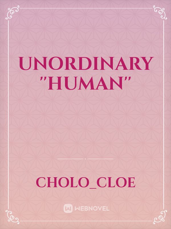Unordinary ''human'' Book