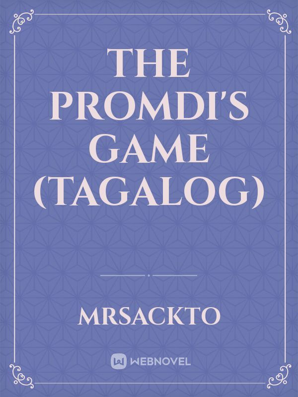 The Promdi's Game (Tagalog) Book