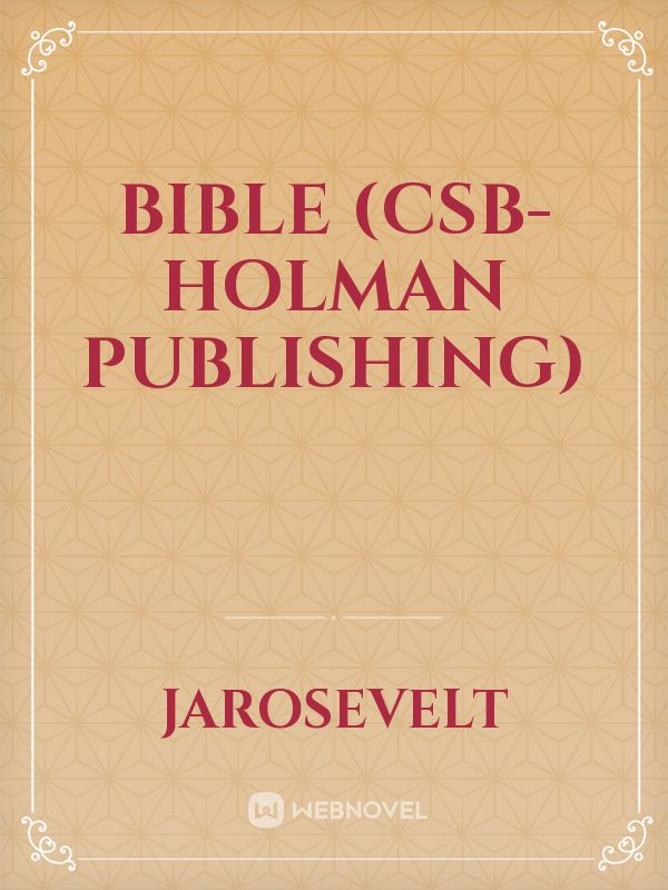Bible (CSB-Holman Publishing)