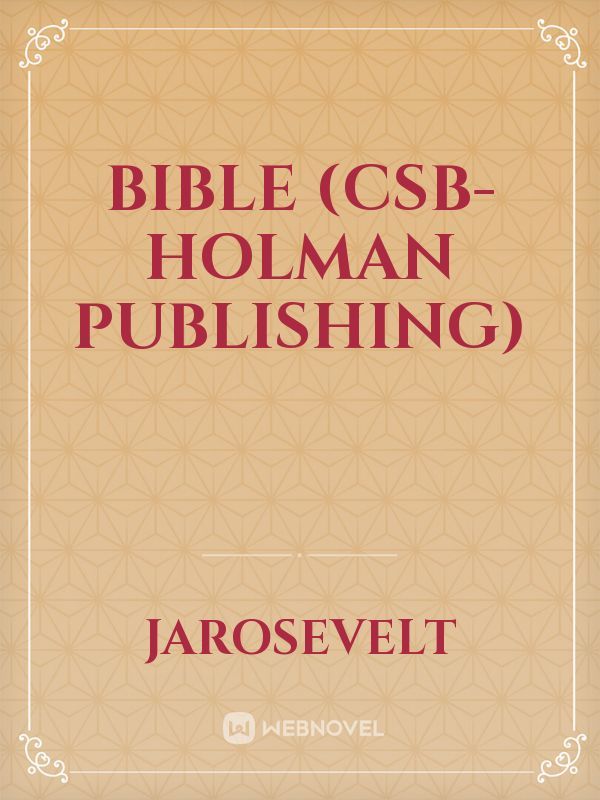 Bible (CSB-Holman Publishing) Book