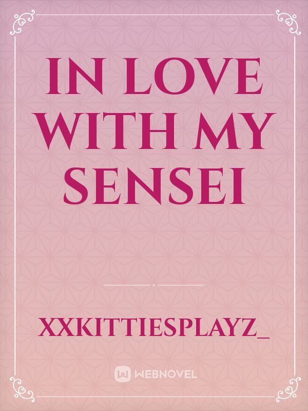 In Love With My Sensei Book