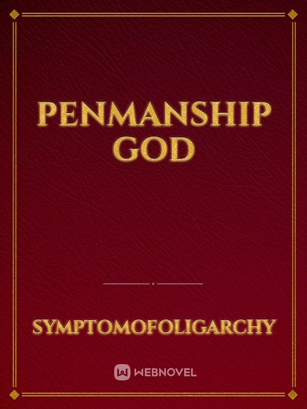 Penmanship god Book