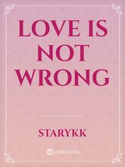 love is not wrong Book