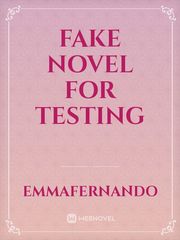 fake novel for testing Book