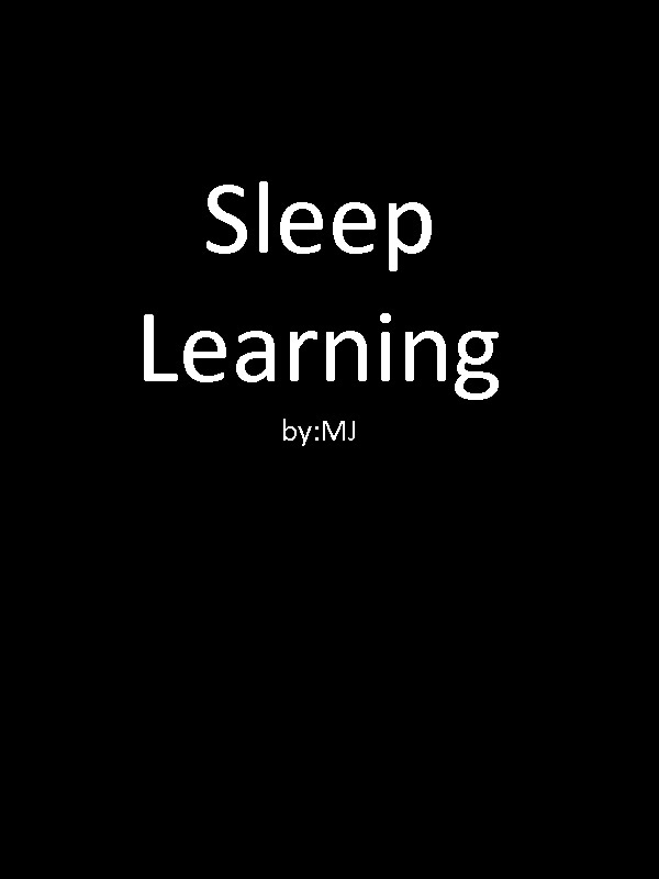 Sleep Learning Book