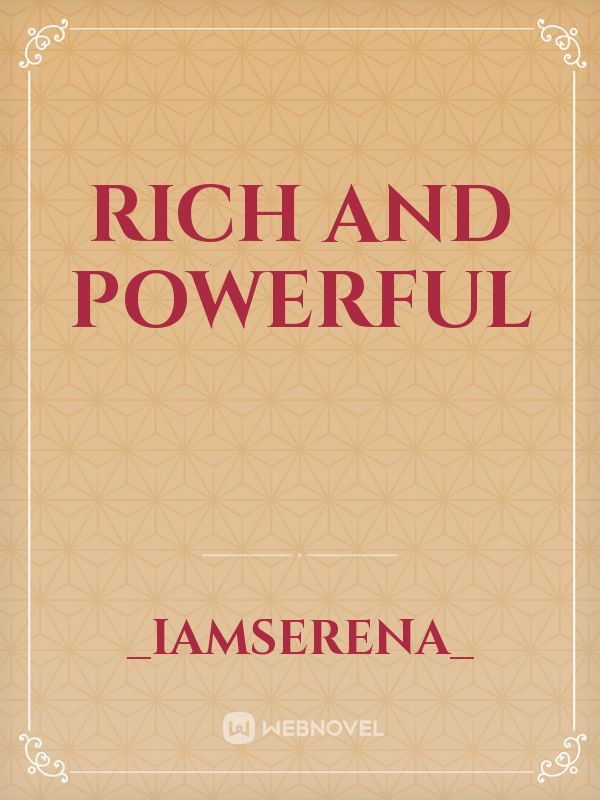 Rich And Powerful Book