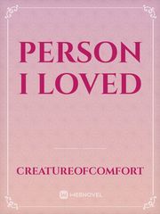 Person I loved Book