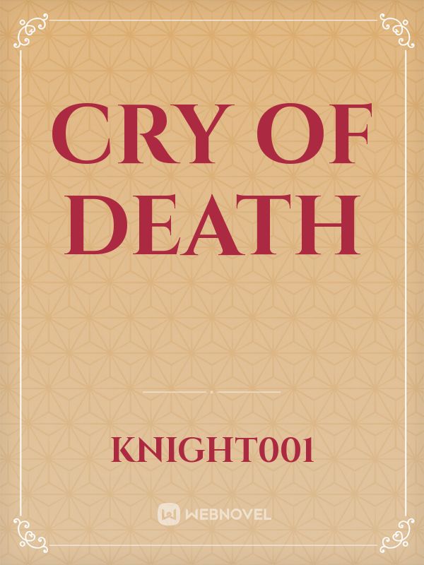 Cry Of Death Book
