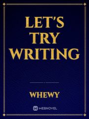Let's Try Writing Book