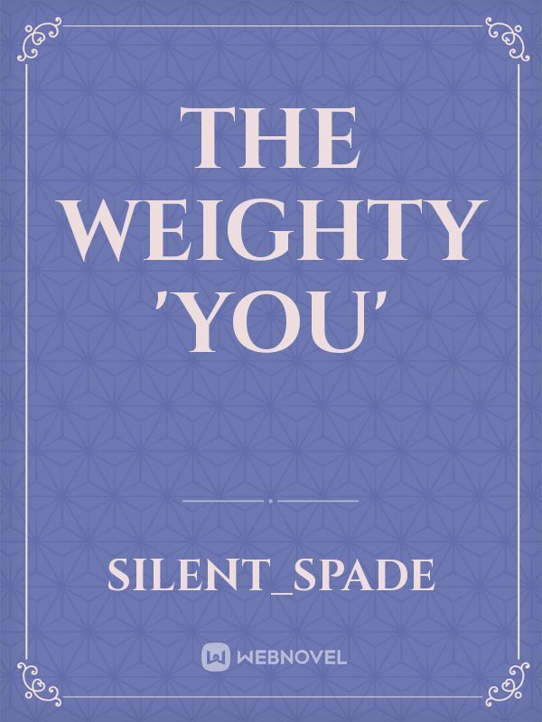 The weighty 'YOU' Book