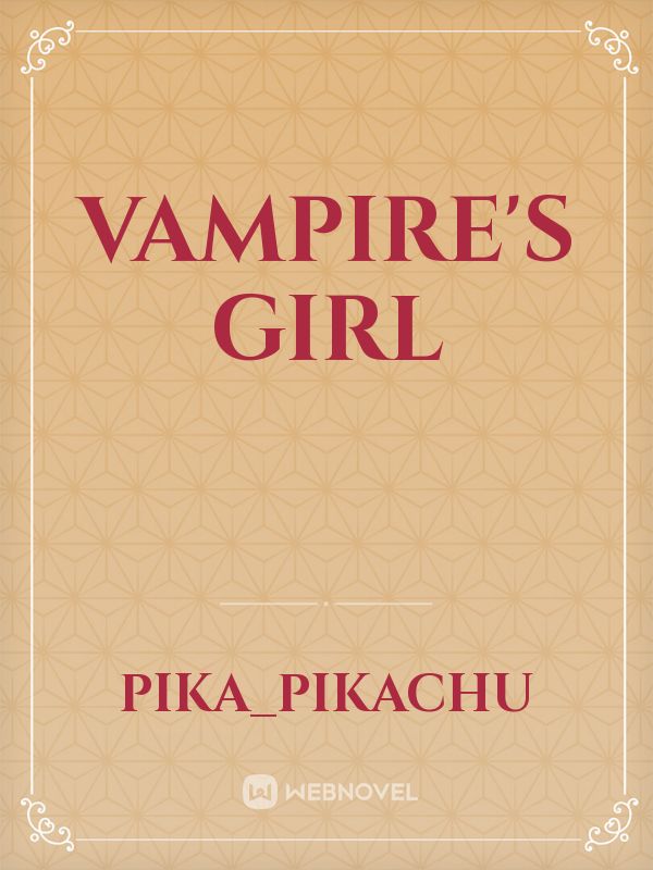 Vampire's girl Book