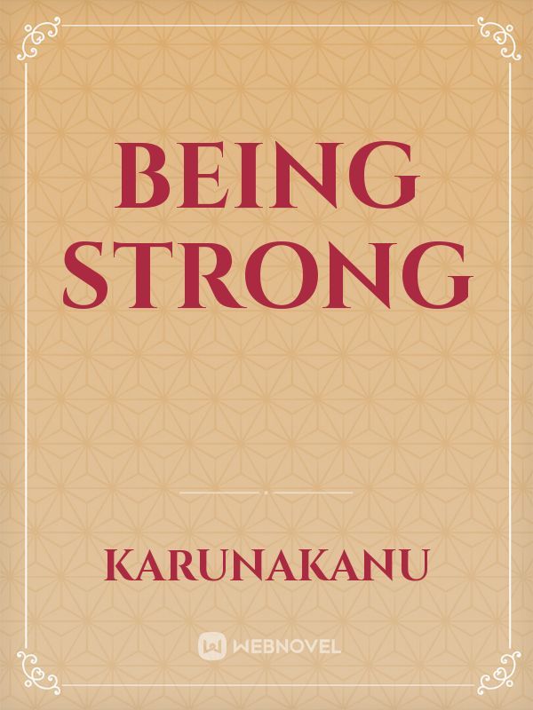 being strong Book