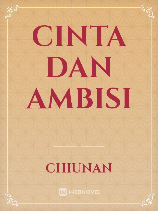 CINTA DAN AMBISI Book