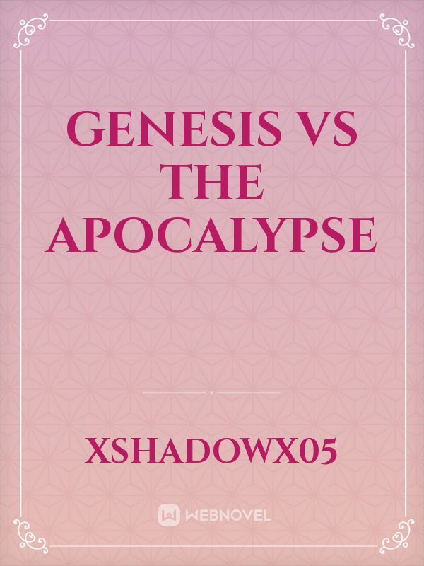 Genesis Vs The Apocalypse Book