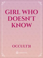 Girl who doesn't know Book