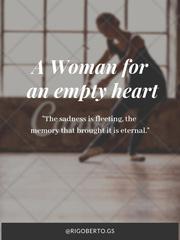 A woman for an empty heart Book