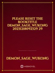 please reset the booktitle Demon_Sage_WuKong 20231218092329 29 Book