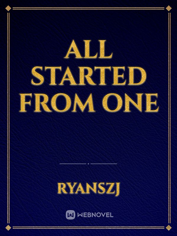 all started from one Book