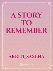 A Story to Remember Book