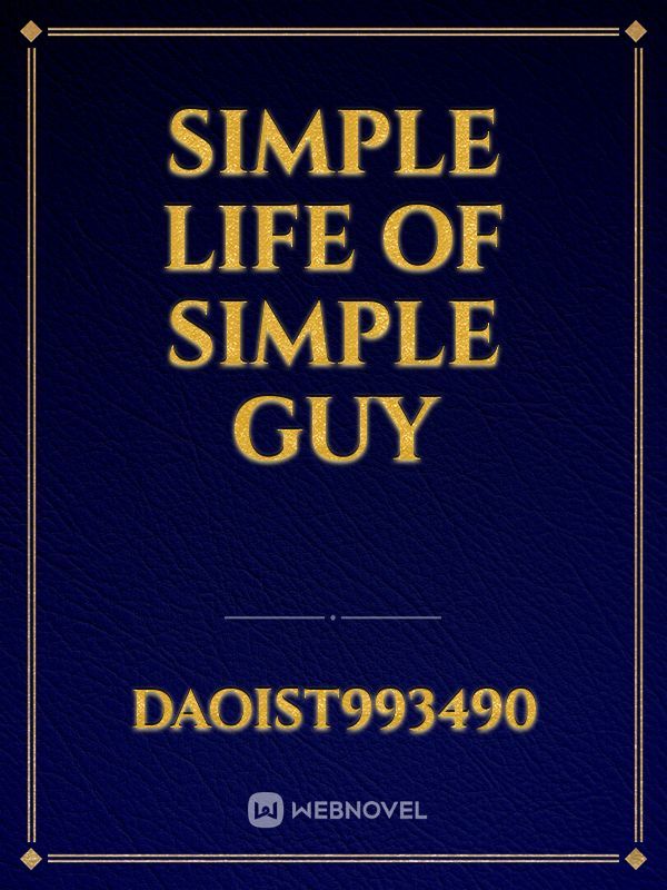 Simple Life of simple guy Book
