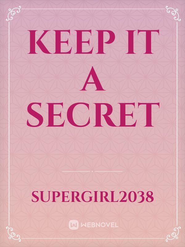 Keep it a secret Book