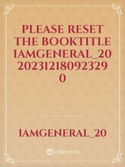 please reset the booktitle Iamgeneral_20 20231218092329 0 Book