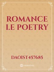 romance I.e poetry Book
