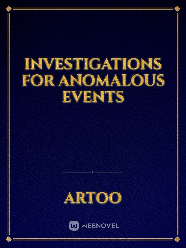 Investigations for Anomalous Events Book