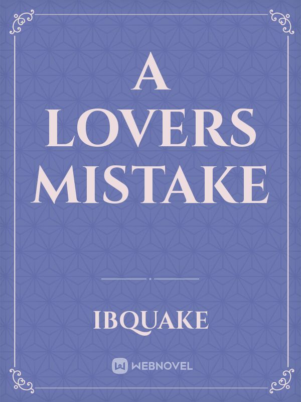 A lovers mistake Book