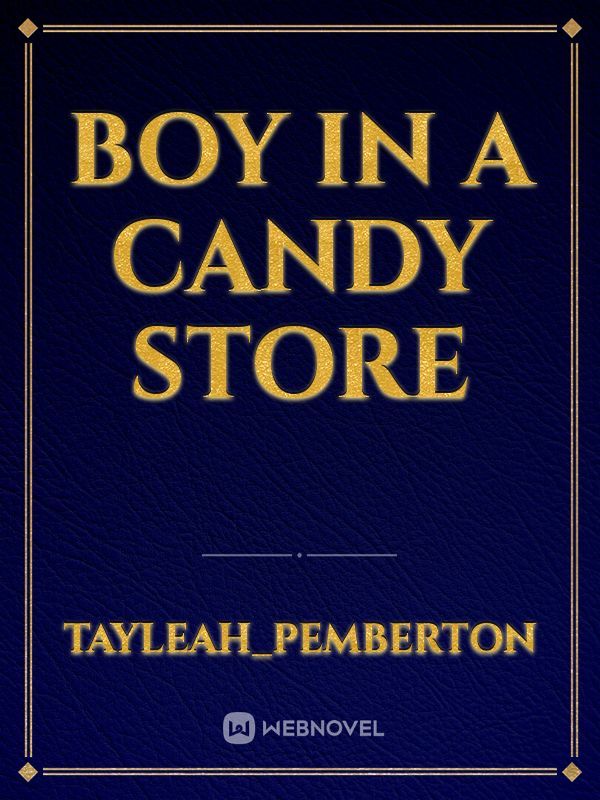 boy in a candy store