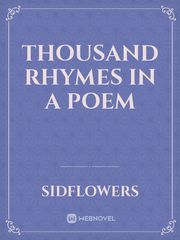 Thousand rhymes in a Poem Book