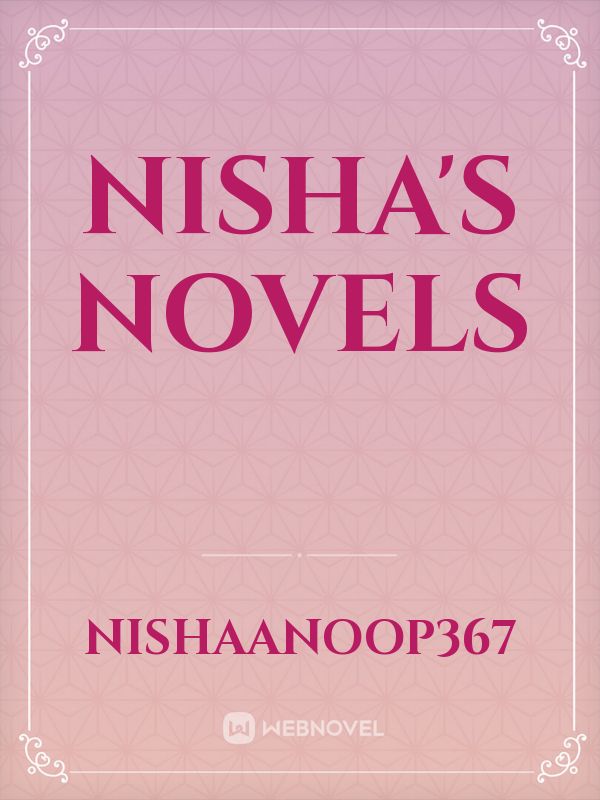 Nisha's novels Book