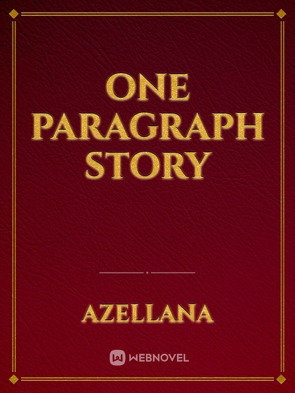 One Paragraph Story Book