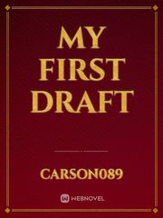 My first draft Book