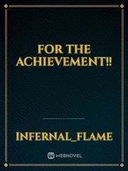 For the achievement!! Book