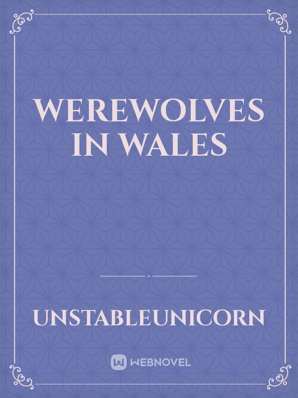 Werewolves In Wales Book