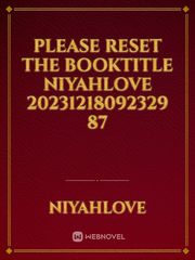 please reset the booktitle niyahlove 20231218092329 87 Book