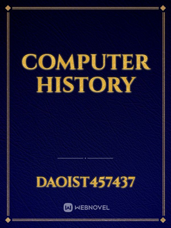 computer  history