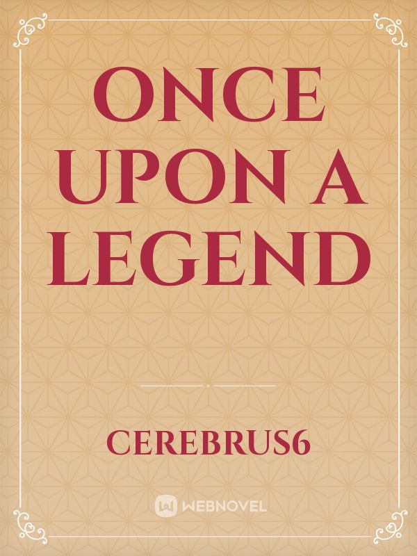 Once Upon a Legend Book