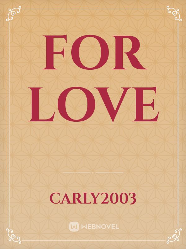 For Love Book