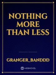 Nothing more than less Book