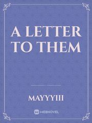 A letter to them Book