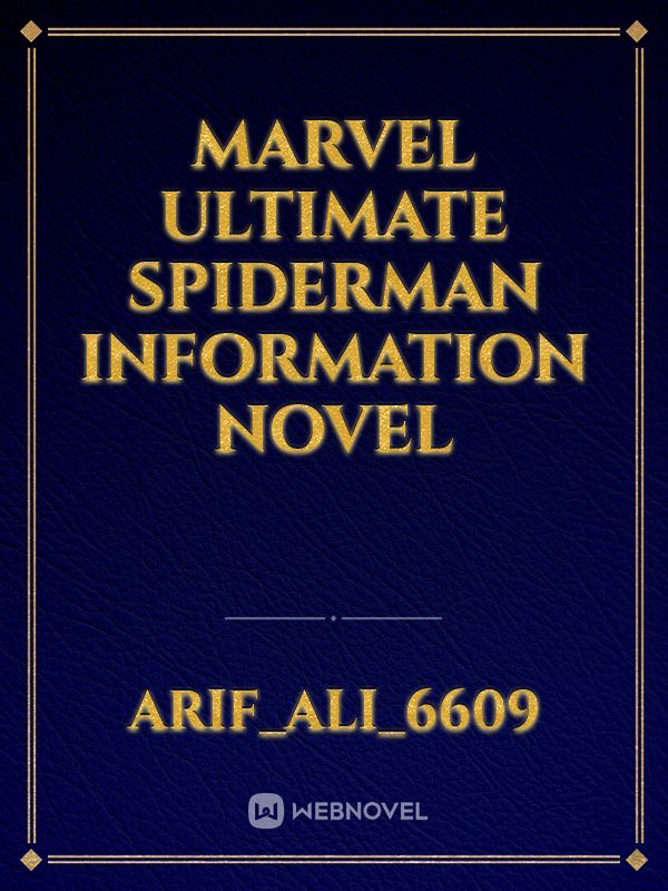 Marvel
ULTIMATE SPIDERMAN INFORMATION NOVEL Book