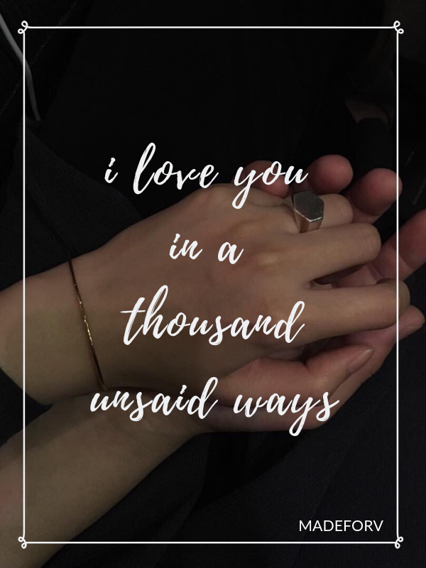 i love you in a thousand unsaid ways Book