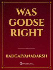 was godse right Book
