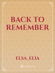 Back To Remember Book