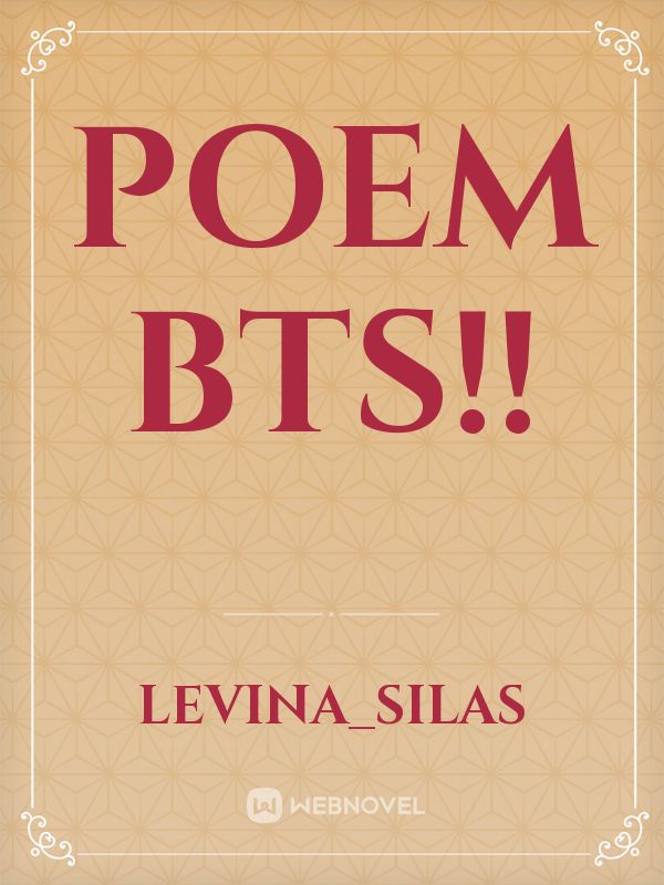 Poem Bts!!