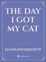the day I got my cat Book