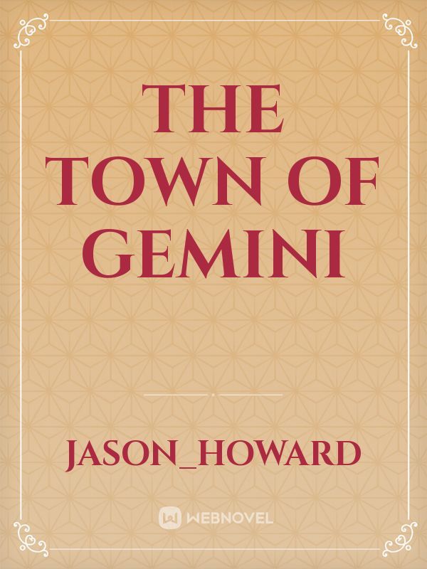 The Town of Gemini Book
