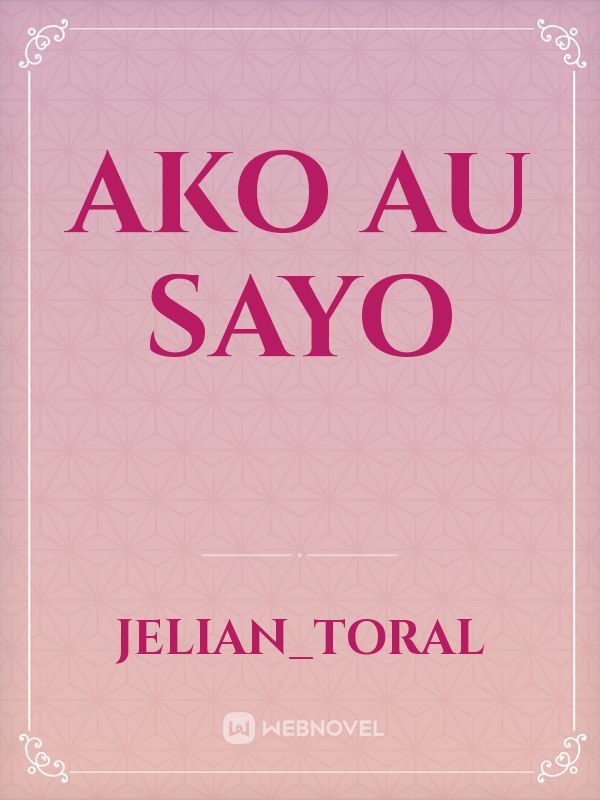 ako Au sayo Book
